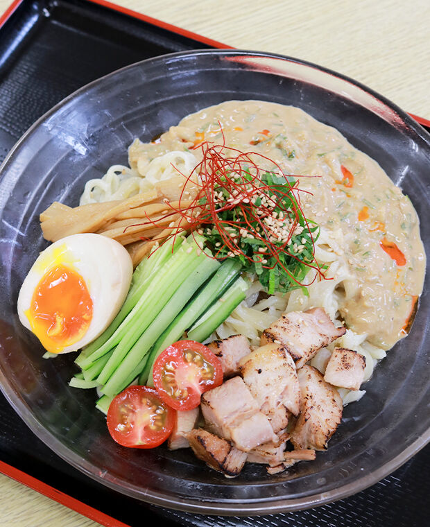 出汁氷で最後までひんやり 胡麻だれ冷やし中華 汁なし麺 栃ナビ