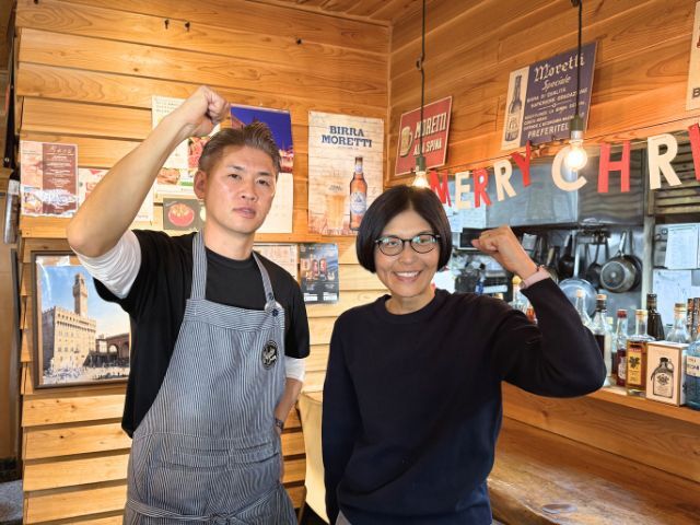 ヴェッキオ・トラム照井さんより「アスリートとして自転車に向き合う姿に感銘をうけております！常に高みを目指して！来シーズンも頑張ってください！応援してます！」