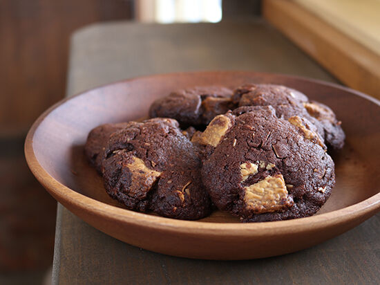 森の癒し系パン屋さんの真っ黒チョコクッキー