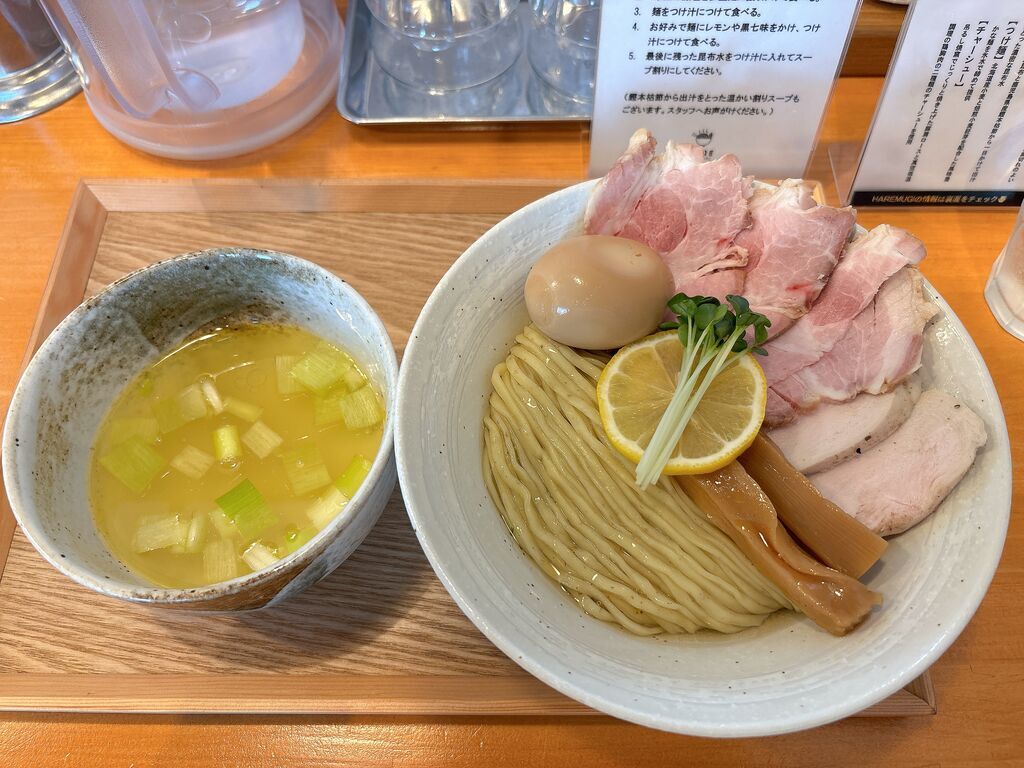 【宇都宮市】出汁の旨みが染み渡る☆特製昆布水つけ麺塩！（HARE tokidoki MUGI）