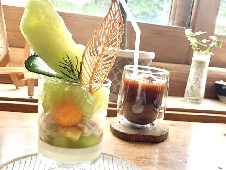 【高根沢町】メロンたっぷり果汁☆甘くときめくパフェ（fu.+）