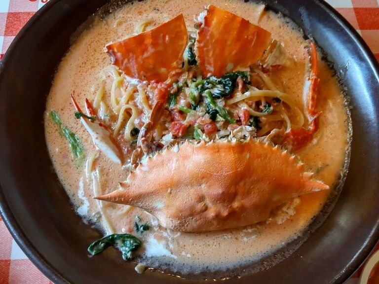 【那須塩原市】迷ってもまた頼んじゃう♡絶品ワタリガニのパスタ（ぴっこらるーじゅ）