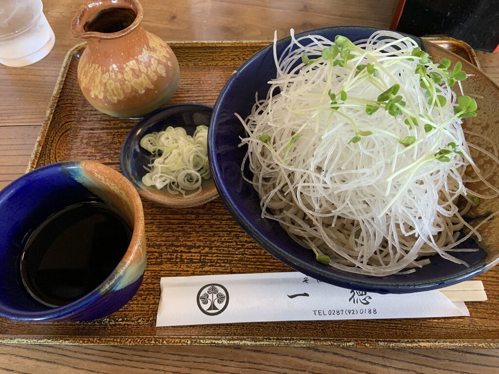 【那珂川町】暑い日はコレ！ シャキシャキ大根そばで涼を♪（そば処 一徳）