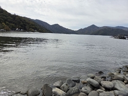 再び中禅寺湖を...