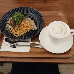 母と2人でラン...