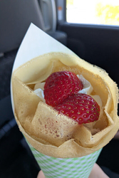 お店の前に、駐...