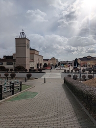 雪がちらちらす...