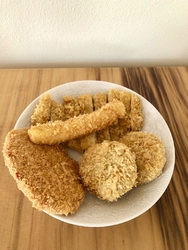 家で揚げ物が食...