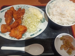 夜は定食の気分...