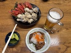 仲間たちと宴会...