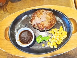 ランチにハンバ...
