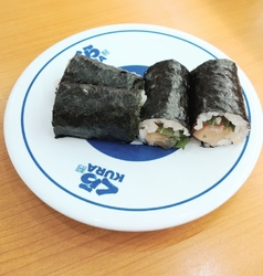 海鮮細巻きを食...