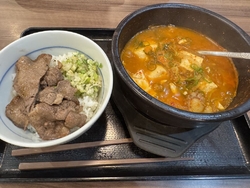 純豆腐と牛タン...