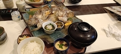 ランチの焼き魚...