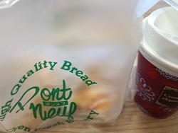 海老のピザとポ...