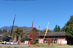 青空に那須連山...