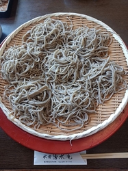 3合そばと唐揚...