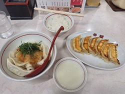 11月から餃子...