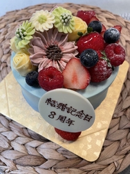 記念日のケーキ...