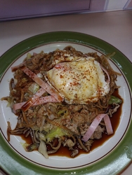 釣行帰りのラン...