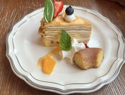 ケーキセットの...
