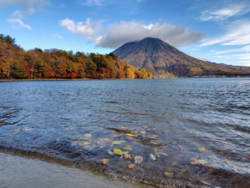 湖の向こうから...