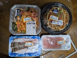お弁当のおかず...