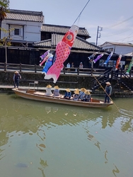 巴波川にたくさ...