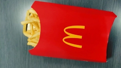 お昼に、マクド...