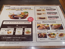 メニューがリニ...