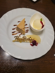 誕生日のお祝い...