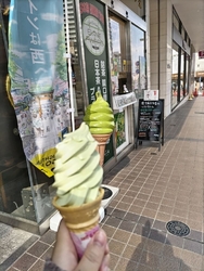 暖かい陽気の中...