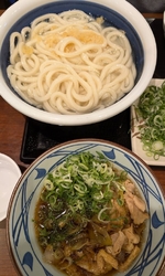 釜揚げうどんが...