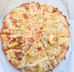 Lサイズのピザ...