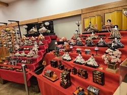 可愛い雛人形が...