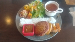 散歩してからの...