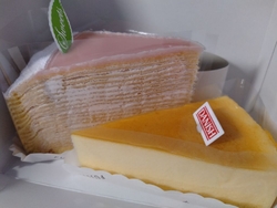 チーズケーキと...