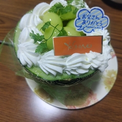 父の日のケーキ...