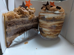 チョコケーキと...