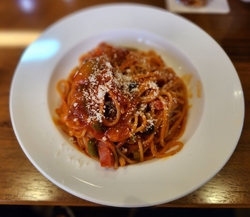 今日は喫茶店の...