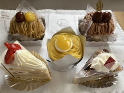 モンブランの食...