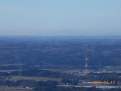 急に富士山が見...