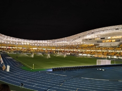 サッカー観戦で...