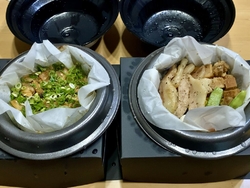 豚釜飯とあさり...