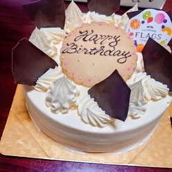 誕生日のお祝い...