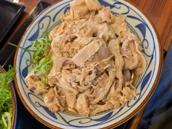 お昼に豚ぶっか...