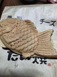 弟がたい焼きを...