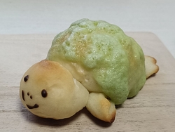 お店の前はよく...