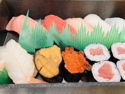 特上握りのお弁...