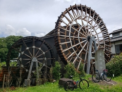 サイクリングで...